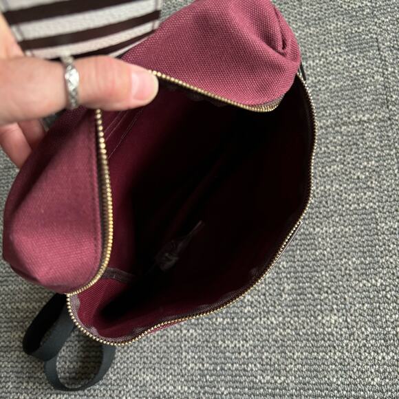 HENRI BENDEL NEW CANVAS PURSE BACKPACK CONVERTIBLE MEDIUM SIZE LIMITED EDITION - Picture 6 of 15